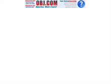 Tablet Screenshot of obj.com